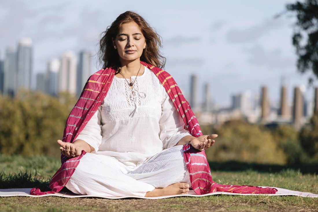 Dr Vimple — meditation, London skyline